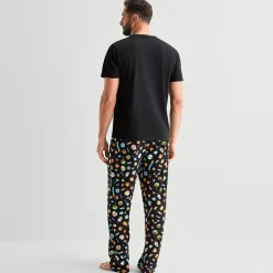 Mixit Unisex Adult Crew Neck Short Sleeve 2-pc. Pajama Set