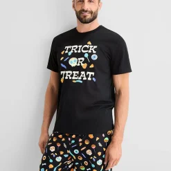 Mixit Unisex Adult Crew Neck Short Sleeve 2-pc. Pajama Set