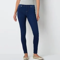 Mixit Wide Waistband Jegging Womens Comfort Waistband Full Length Leggings