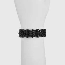 Mixit Womens Black Stretch Bracelet