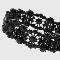 Mixit Womens Black Stretch Bracelet
