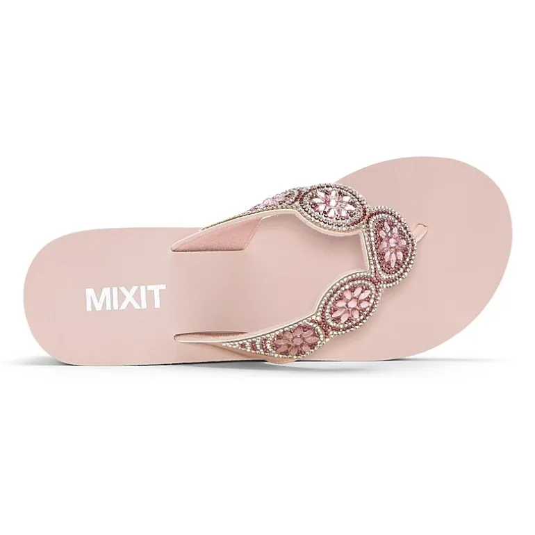 Mixit Womens 5 Disc Wedge Sandals