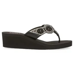 Mixit Womens 5 Disc Wedge Sandals