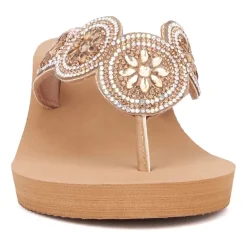 Mixit Womens 5 Disc Wedge Sandals