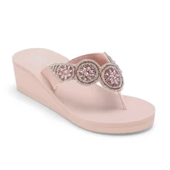 Mixit Womens 5 Disc Wedge Sandals