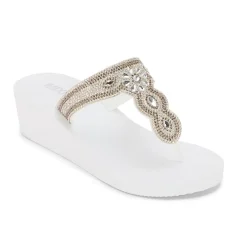 Mixit Womens Medallion Wedge Sandals