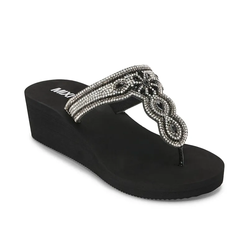 Mixit Womens Medallion Wedge Sandals