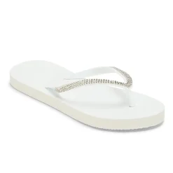 Mixit Womens Rhinestone Flip-Flops