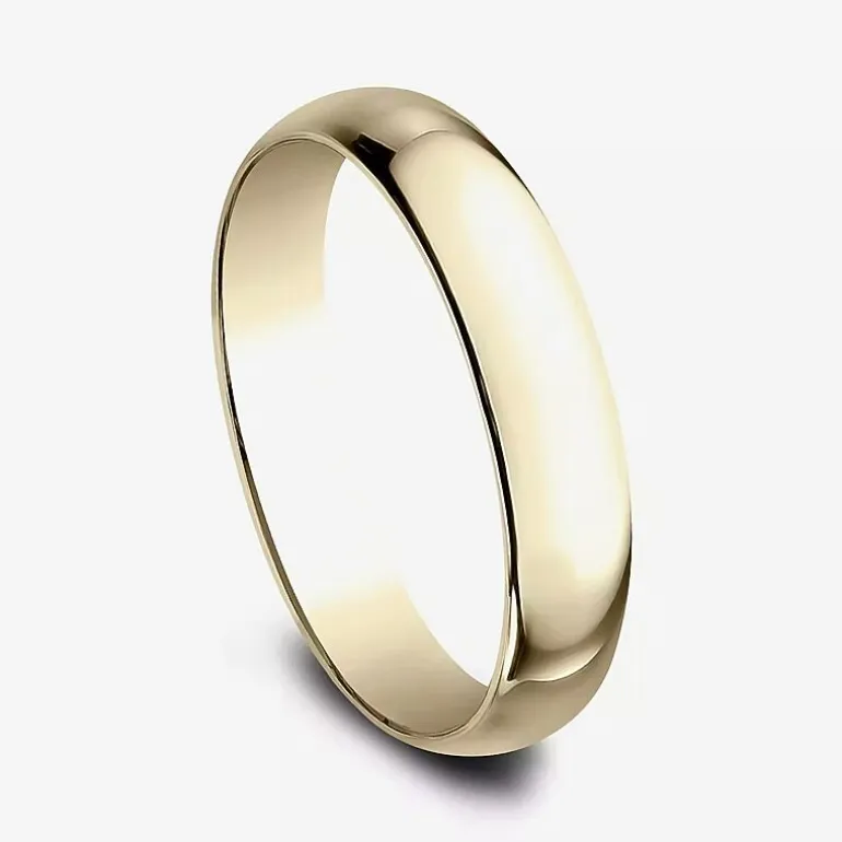 4mm 10K Gold Wedding Band