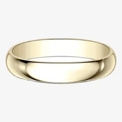 4mm 10K Gold Wedding Band