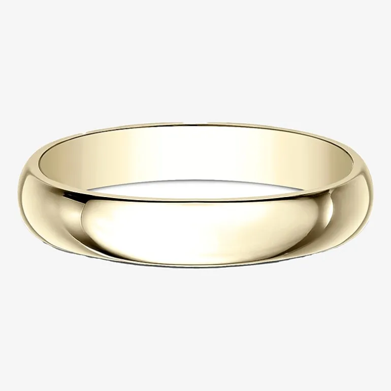4mm 10K Gold Wedding Band