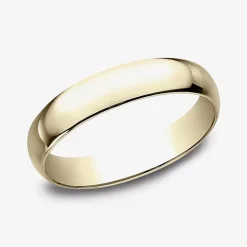 4mm 10K Gold Wedding Band