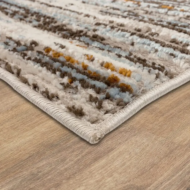 Mohawk Home Furie Stripe Machine Woven Indoor Rectangular Area Rug