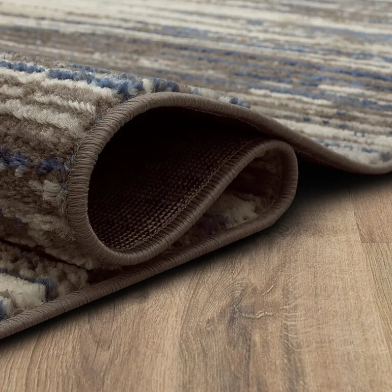 Mohawk Home Furie Stripe Machine Woven Indoor Rectangular Area Rug