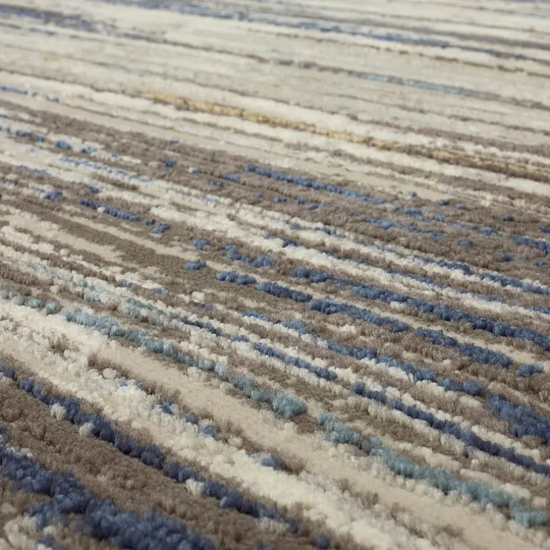 Mohawk Home Furie Stripe Machine Woven Indoor Rectangular Area Rug