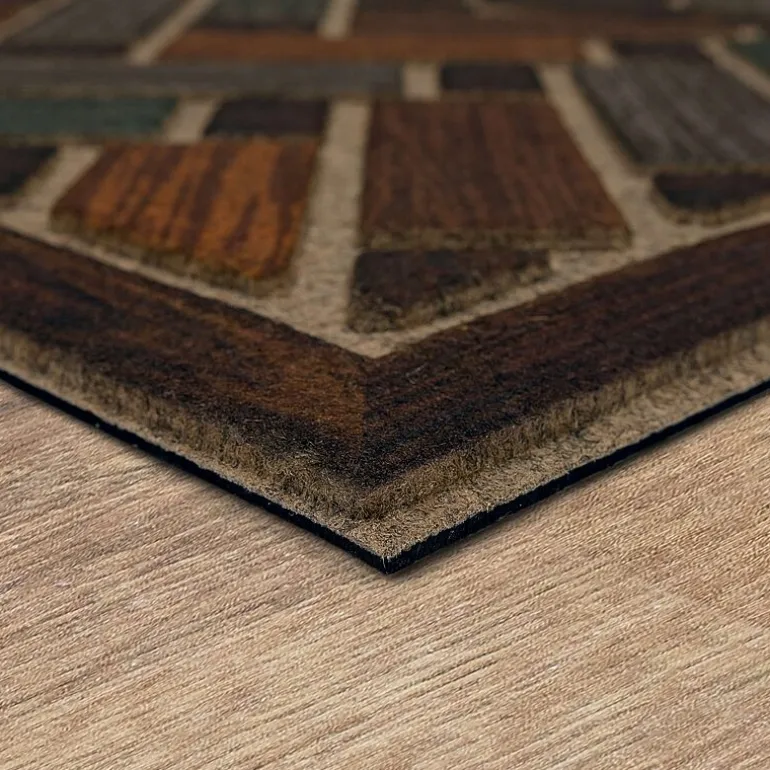 Mohawk Home Ornamental Grain Polyester 24"X48" Doormat