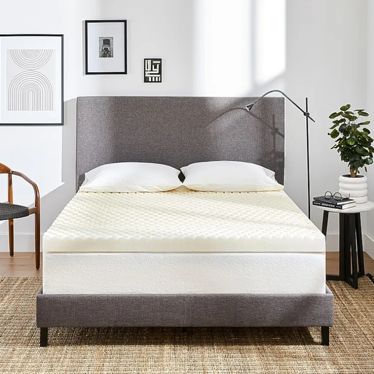 MOLECULE 3-Inch CopperWELL Plush Cooling Gel Infused Memory Foam Mattress Topper