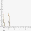 Monet Jewelry Gold Tone Linear Womens Drop Earrings