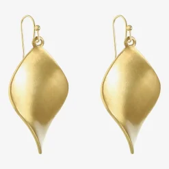Monet Jewelry Gold Tone Twisted Womens Drop Earrings