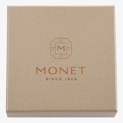 Monet Jewelry Initial Gold Tone Round Compact Mirror