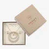 Monet Jewelry Two Tone Pendant Necklace And Huggie Earring Womens 2-pc. Jewelry Set