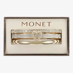 Monet Jewelry Two Tone Womens 3-pc. Bracelet Set