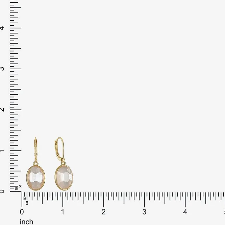 Monet Jewelry Womens Glass Drop Earrings