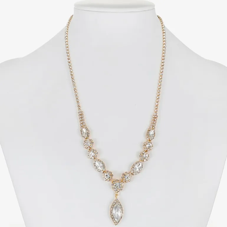 Monet Jewelry Womens Glass 17 Inch Y Necklace