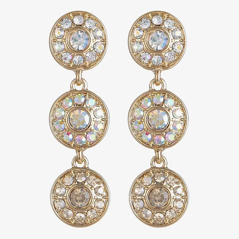 Monet Jewelry Womens Glass Round Hypoallergenic Drop Earrings