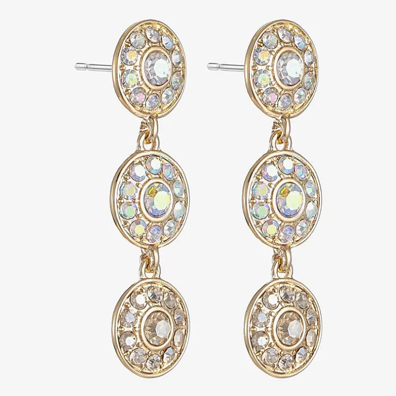 Monet Jewelry Womens Glass Round Hypoallergenic Drop Earrings