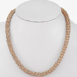 Monet Jewelry Womens Orange 18 Inch Collar Necklace