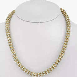 Monet Jewelry Womens Orange 18 Inch Collar Necklace