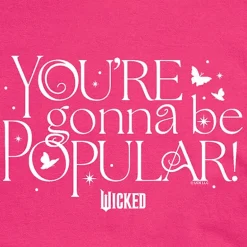 Movie Glinda Tee Womens Juniors Crew Neck Short Sleeve Regular Fit Wicked Graphic T-Shirt