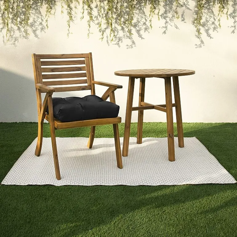 Mozaic Company Sunbrella Tufted U-Shaped Solid Seat Cushion