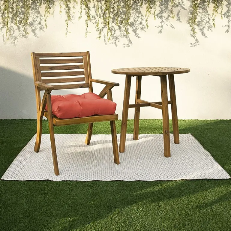 Mozaic Company Sunbrella Tufted U-Shaped Solid Seat Cushion
