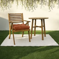 Mozaic Company Sunbrella Tufted U-Shaped Solid Seat Cushion