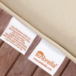 Mozaic Company Sunbrella Tufted U-Shaped Solid Seat Cushion