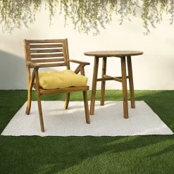 Mozaic Company Tufted U-Shaped Solid Seat Cushion