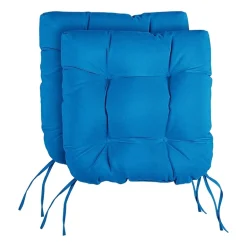 Mozaic Company Tufted U-Shaped Solid Seat Cushion (Set of 2)