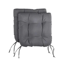 Mozaic Company Tufted U-Shaped Solid Seat Cushion (Set of 2)