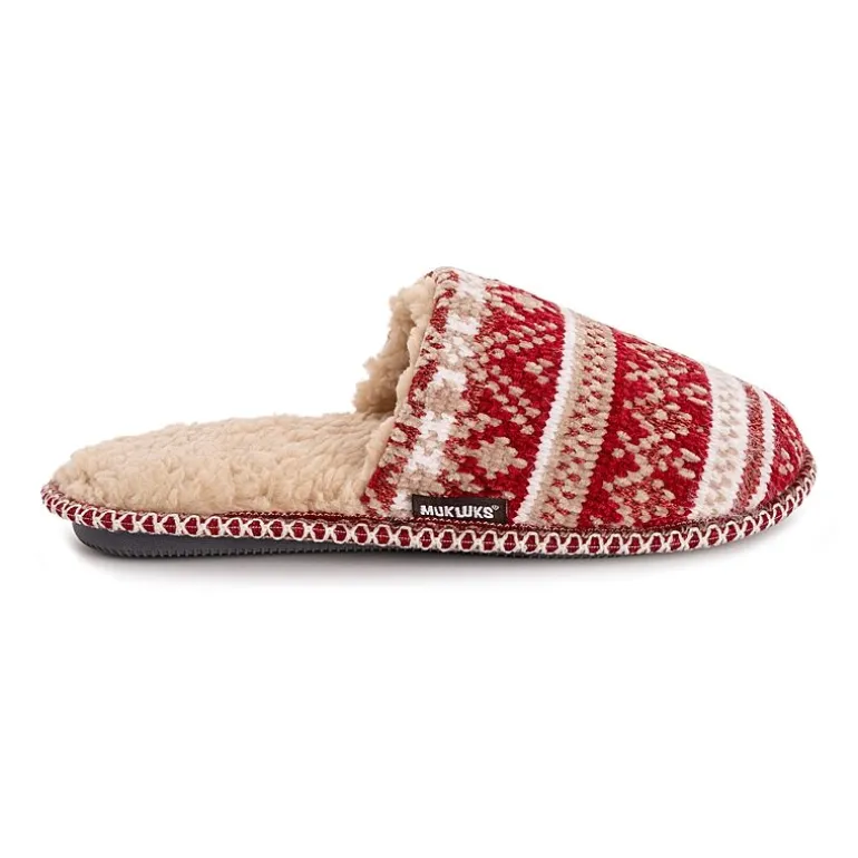 Muk Luks Ashlie Slipper Womens Memory Foam Slip-On Slippers