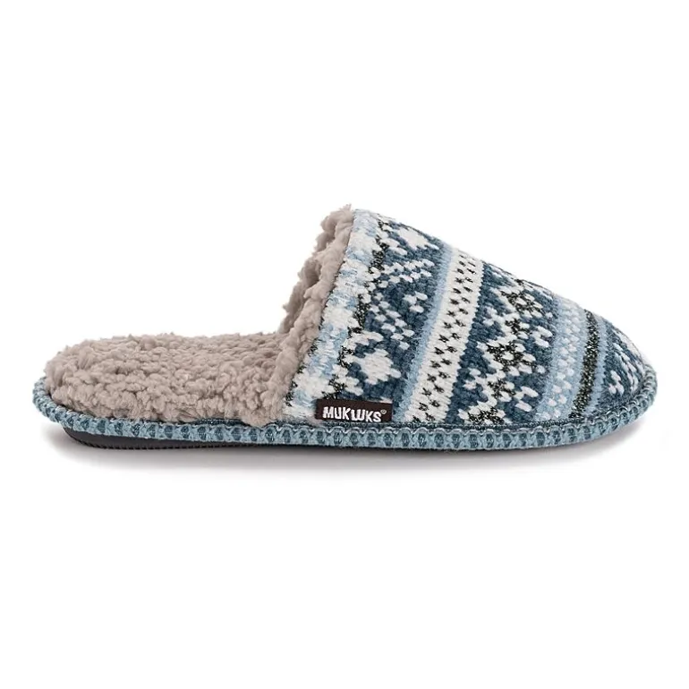 Muk Luks Ashlie Slipper Womens Memory Foam Slip-On Slippers