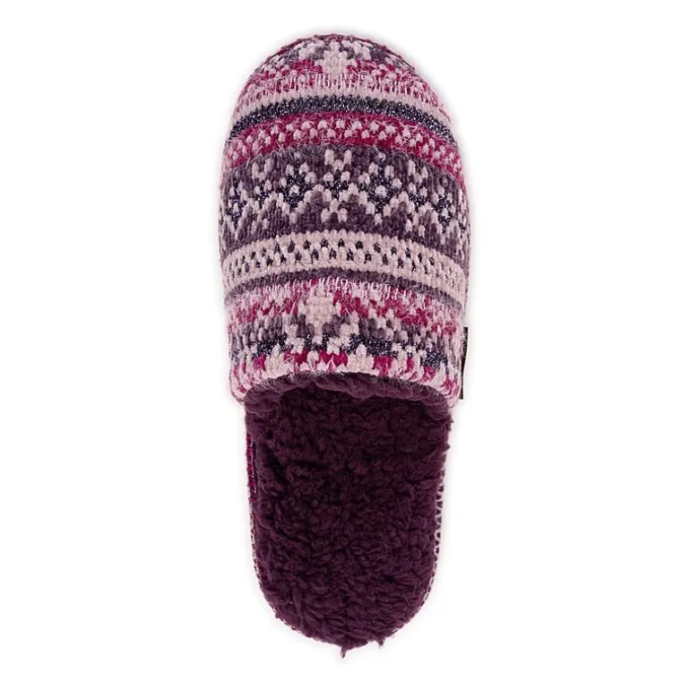 Muk Luks Ashlie Slipper Womens Memory Foam Slip-On Slippers