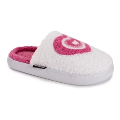 Muk Luks Heart Slipper Womens Memory Foam Slip-On Slippers