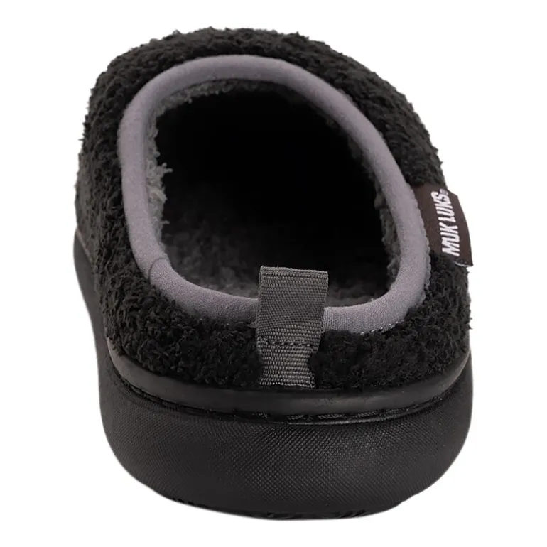 Muk Luks Lewis Clog Mens Memory Foam Slip Resistant Slip-On Slippers