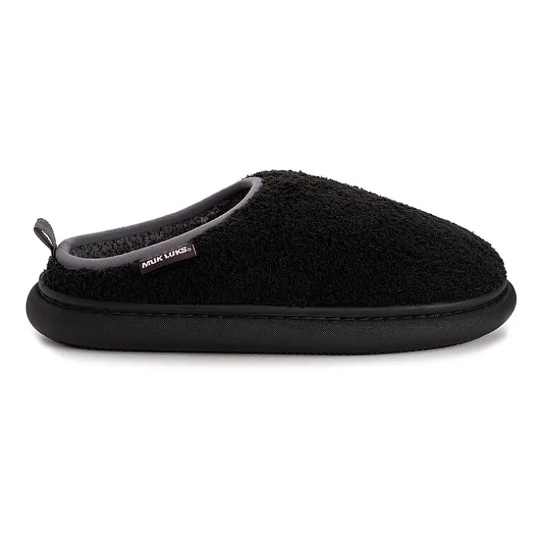 Muk Luks Lewis Clog Mens Memory Foam Slip Resistant Slip-On Slippers