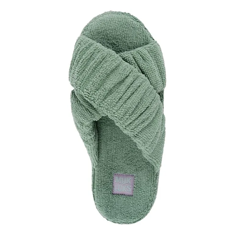 Muk Luks Maelle Womens Slip-On Slippers