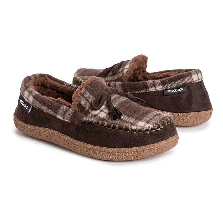 Muk Luks Mens Moccasin Slippers