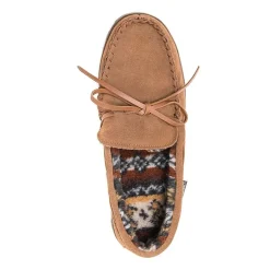 Muk Luks Paul Printed Mens Moccasin Slippers