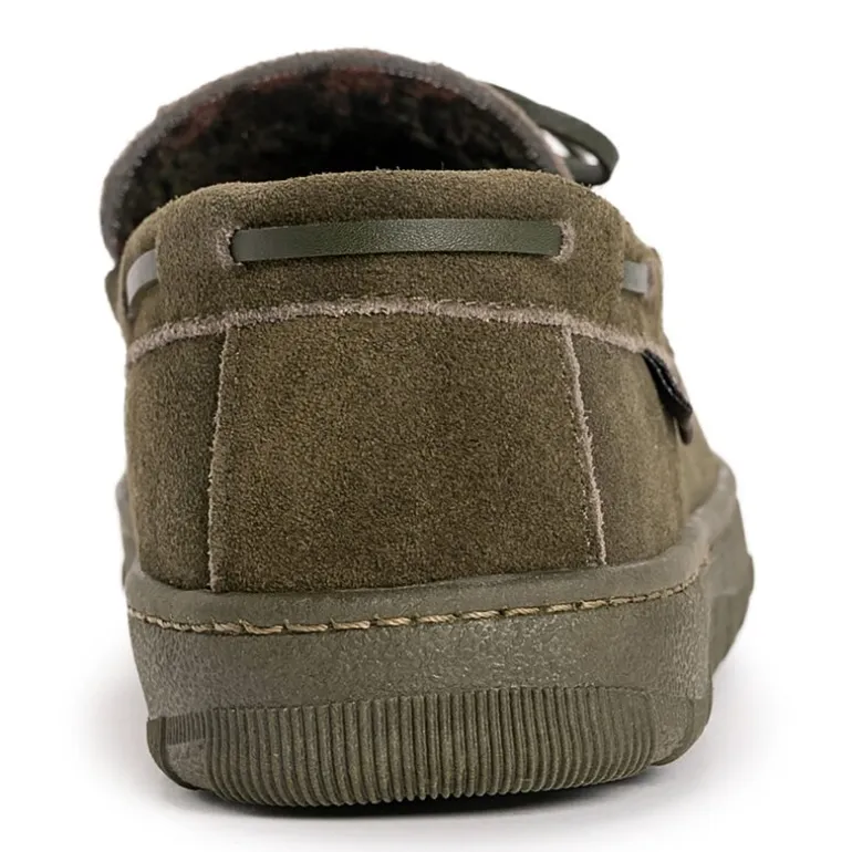 Muk Luks Paul Printed Mens Moccasin Slippers